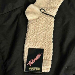 Trends Gold Toe Vintage Women's Ribbed Slouch - Crew Socks